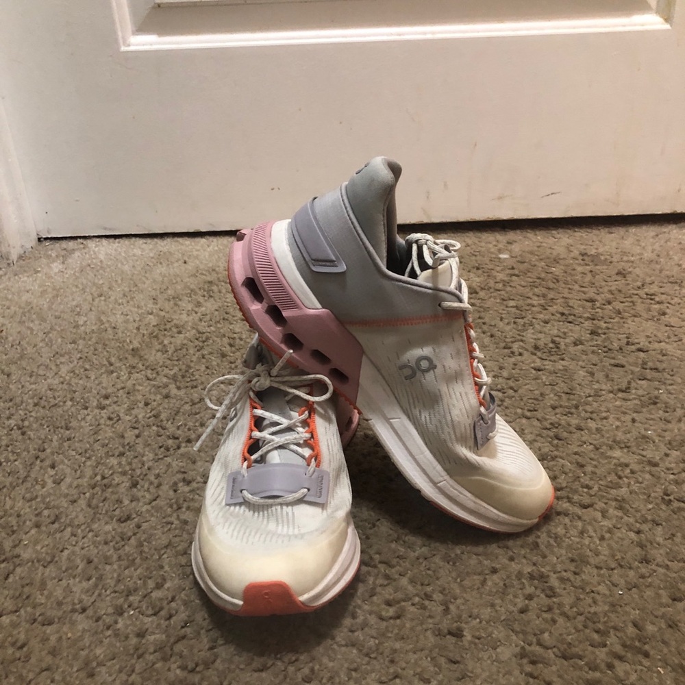 On Cloud , Running nova Flux Undyed White Size 6.5 Women’s Shoes
